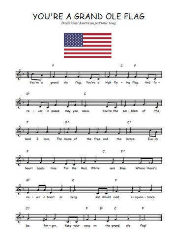 You're a grand ole flag